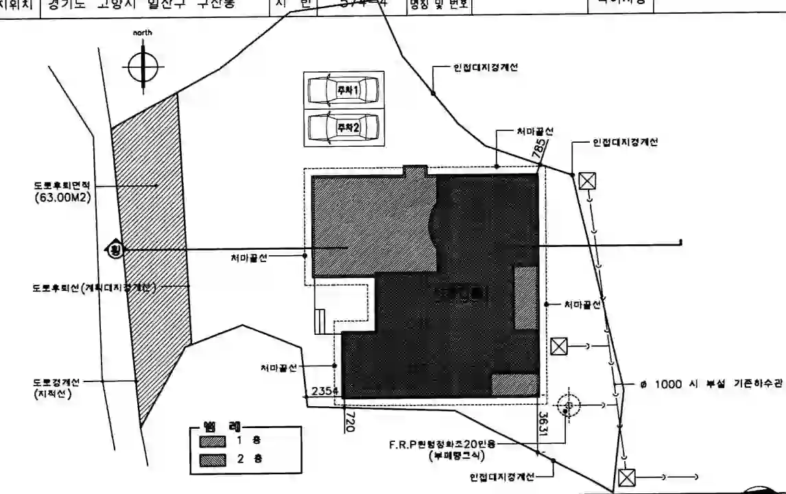 구산동 574-4 배치도 이미지